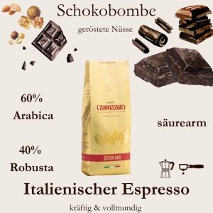 Cannizzaro - Extra Bar - ganze Bohne - 1000g