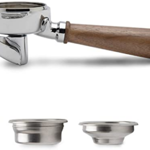 Lelit KIT 2-Wege-Siebträger PLA582W Wood Filter 9-11,14-18,18-21g und Blindsieb-Edelstahl