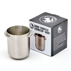 Rhino single dosing cup aus Edelstahl