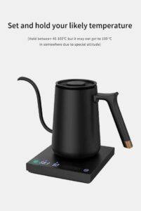 Timemore Fish smart electric coffee Kettle schwarz 900ml