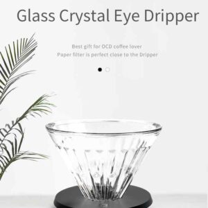 Timemore crystal eye glass dripper 01 schwarz