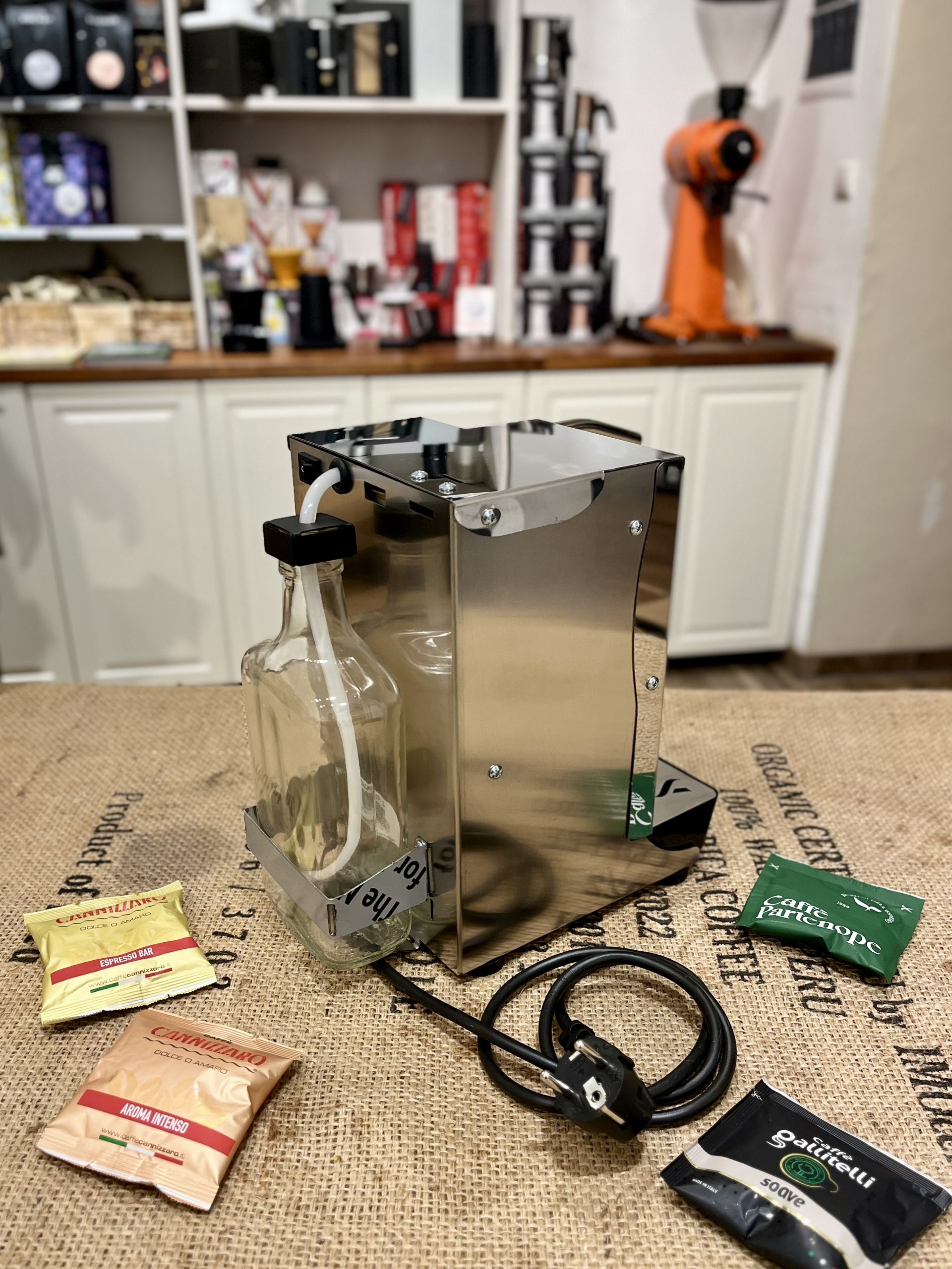 Aroma DG Plus+ Autom. Silber Messingbrühgruppe – Bild 2