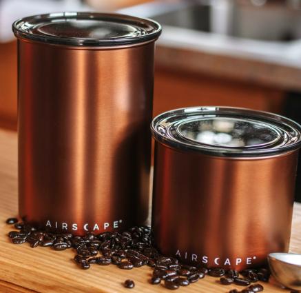 Airscape Vakuum Lebensmitteldose - Füllmenge 250g,850ml - Kupfer – Bild 2