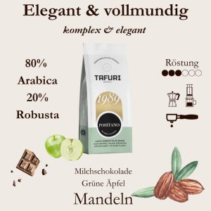Saka Positano Espresso Blend 80-20 - Klassischer italienischer Kaffee Espressorado
