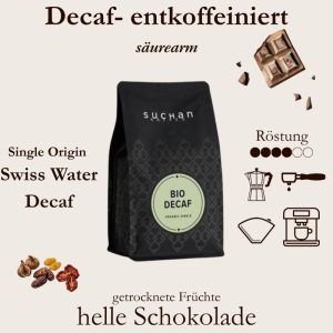 Suchan BIO Decaf. ganze Bohne 400g