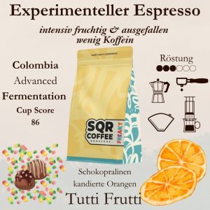 SQR Freaky Espresso Blend - Experimenteller Specialty Coffee 250g - Espressorado